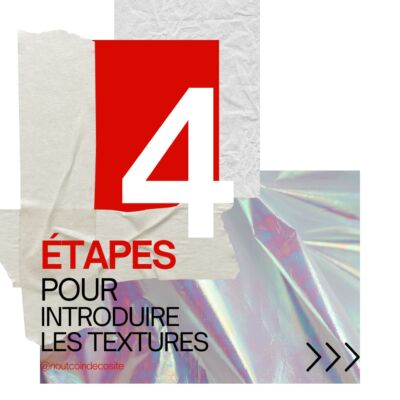 Mélanger les textures !